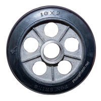 Bánh Xe Đẩy Hàng Cao Su 10 x 2  .